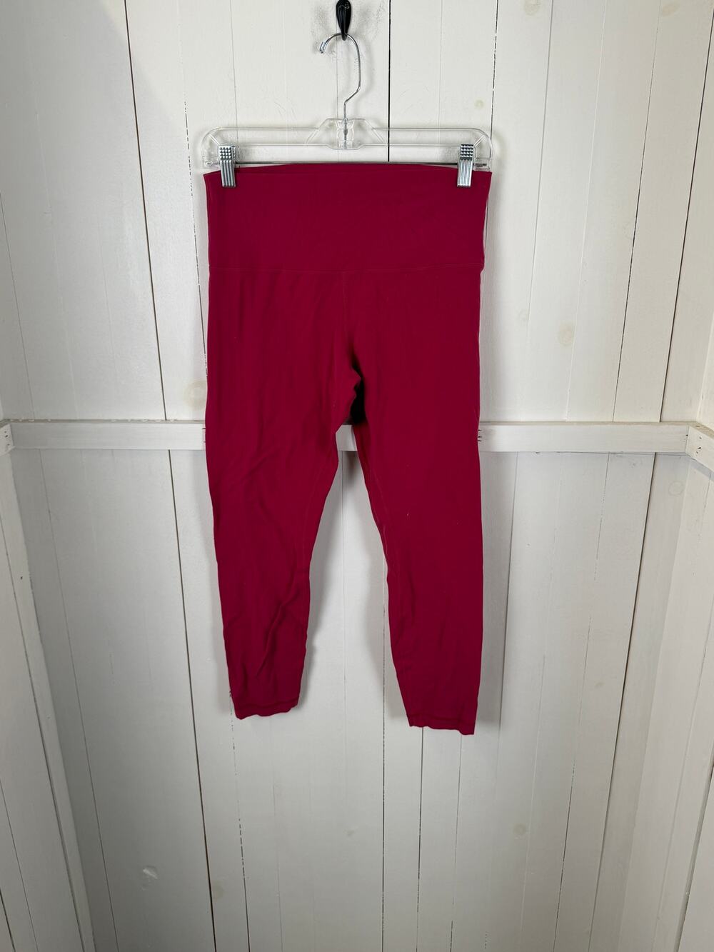 Lululemon Pink Capri Leggings Size 10 Excellent Condition